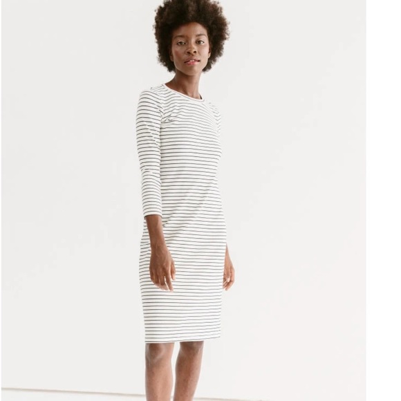 Sonnet James white stripe dress. Size xs - Picture 1 of 4